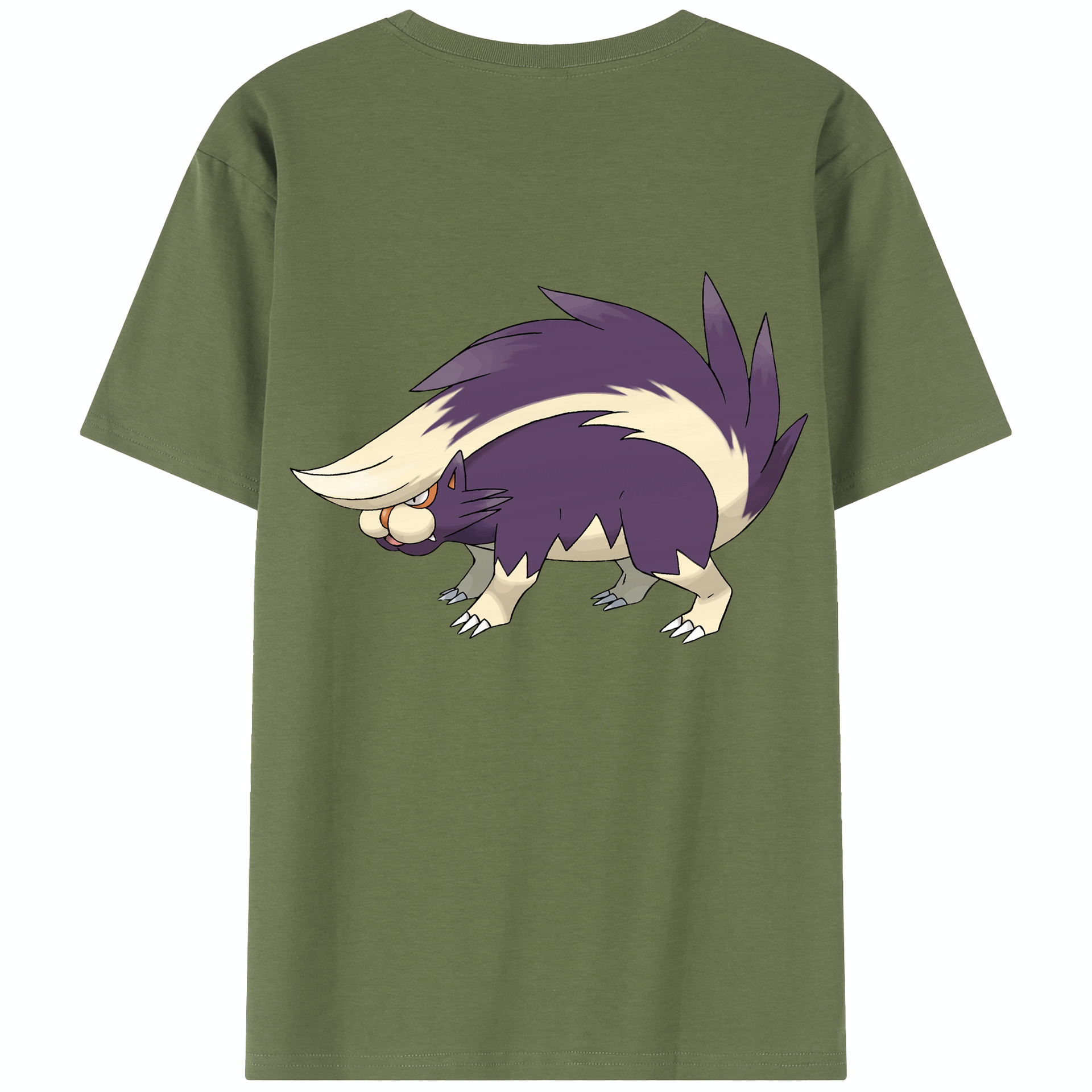 （画像用） ポケットモンスター Pokémon 綿100％半袖Tシャツ（背面プリント）